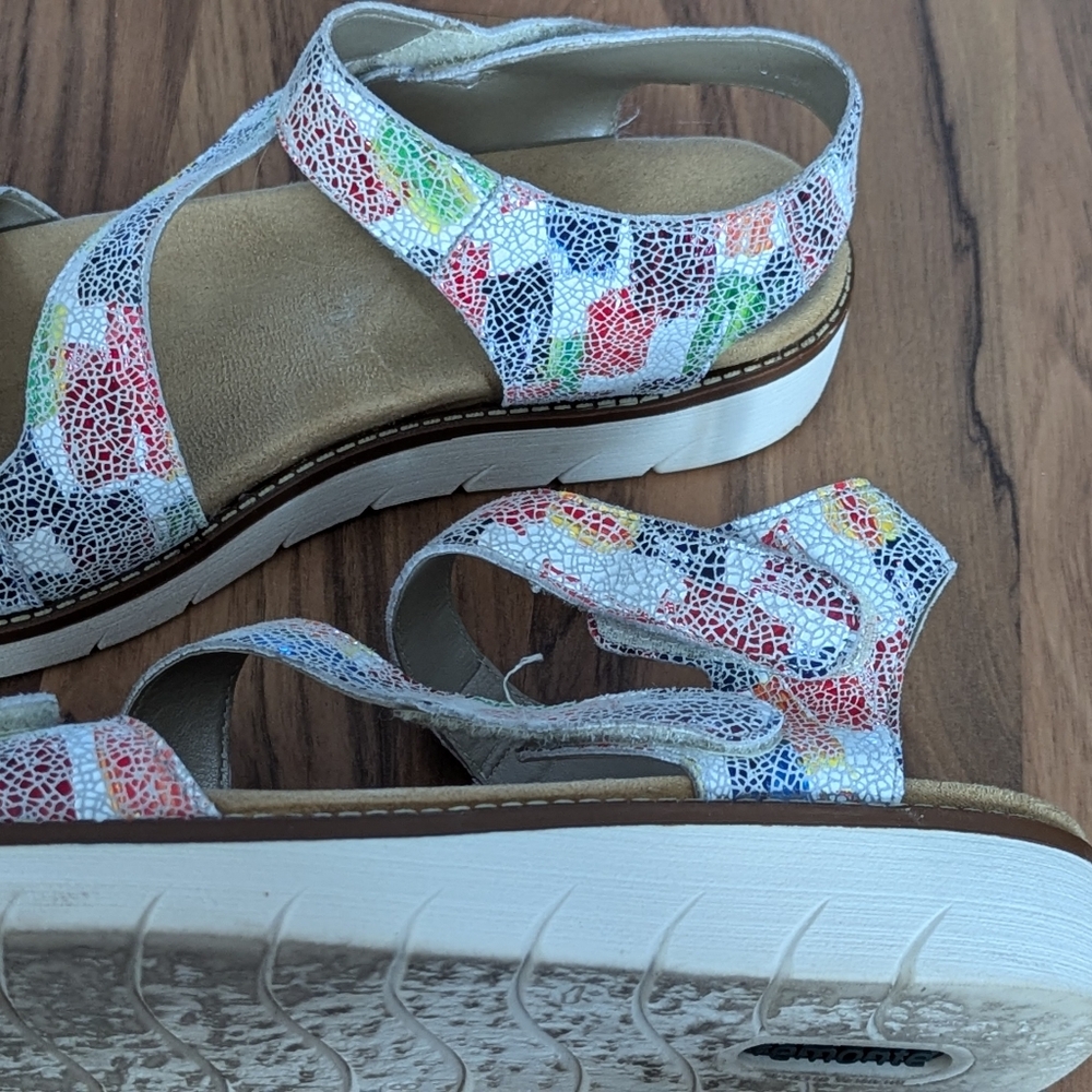 Multicolor Remonte soft sandals - Picture 2 of 6